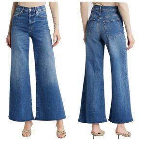 FRAME Le Palazzo Crop Wide Leg High Rise Jeans Size 30   J1810